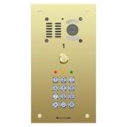 Comelit VK6501/05 | 1 Button, VR Brass Engravable iKall Video + Keypad