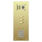 Comelit 3 button, VR brass engravable iKall video + keypad
