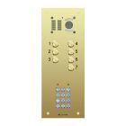 Comelit 7 button, VR brass engravable iKall video + keypad