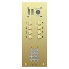 Comelit 8 button, VR brass engravable iKall video + keypad