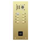 Comelit 8 button, VR brass engravable iKall video + prox.  p
