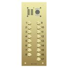 Comelit 17 button, VR brass engravable iKall video panel