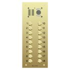 Comelit 18 button, VR brass engravable iKall video panel