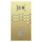 Comelit 13 button, VR brass engravable iKall video + keypad