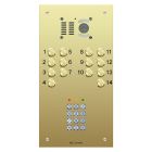 Comelit 14 button, VR brass engravable iKall video + keypad
