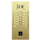 Comelit 26 button, VR brass engravable iKall video panel + Prox