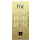 Comelit 27 button, VR brass engravable iKall video panel + Prox