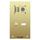Comelit 1 button, VR brass name window iKall video panel