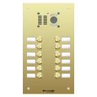 Comelit 12 button, VR brass name window iKall video panel