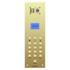 Comelit Brass video digital entry panel with + Trade button