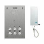 Fermax 6-Way VDS Marine Vandal Resistant Audio Entry Kit