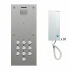 Fermax 10-Way VDS Marine Vandal Resistant Audio Entry Kit