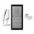 Videx 10 Way Flush VR4K Vandal Resistant Audio Kit