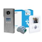 CAME BPT VRM Engravable 6-Way Digi Keypad Video Flush Kit White Perla