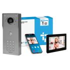 CAME BPT VRM Engravable 1-Way Video Surface Keypad Kit &amp;amp; White XTS 5IP