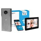 CAME BPT VRM Engravable 9-Way Video Flush Keypad Kit &amp;amp; Black XTS 7IP