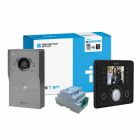 CAME BPT VRM S/S Engravable 10-Way Video Flush Kit with Black Opales