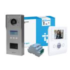 CAME BPT VRM Engravable 1-Way Digital Prox Video Flush Kit White Perla