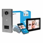 CAME BPT VRM Engravable 5-Way Video Surface Prox Kit with White XTS 7