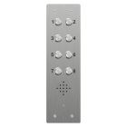 Bell VRP8-S | 8 Call Button Surface Audio Entry Stainless Steel Panel