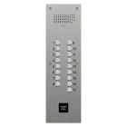 Bticino VRS, 17 button flush VR Audio panel (Prox. Cutout)