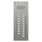 Bticino VRS, 17 button flush VR Audio panel