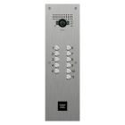 Bticino VRS, 11 button flush VR Video panel (Prox. Cutout)