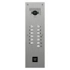 Bticino VRS, 13 button flush VR Video panel (Prox. Cutout)