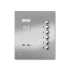 Entryphone 6 Button Laser Engraved Entry Panel - Stainless (241 x 203)