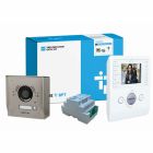 CAME BPT VRW S/S Name Windows 5-Way Video Flush Kit with Black Perlas