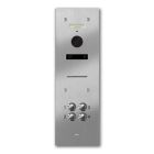 Entryphone 4 button laser engraved entrance panel - stainless steel