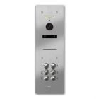 Entryphone 6 button laser engraved entrance panel - stainless steel