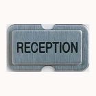 SRS Stainless Steel Engraved Name Plate With RECEPTION