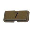 SRS Stainless Steel Engraved Name Plate With The Number 7