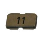 SRS Stainless Steel Engraved Name Plate With The Number 11