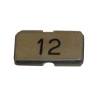SRS Stainless Steel Engraved Name Plate With The Number 12