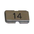 SRS Stainless Steel Engraved Name Plate With The Number 14