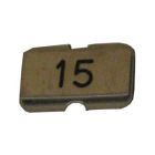 SRS Stainless Steel Engraved Name Plate With The Number 15