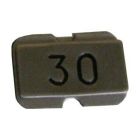 SRS Stainless Steel Engraved Name Plate With The Number 30