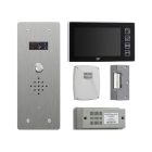 Bell 1 Button Vandal Resistant Flush Mounted Video Kit With Tabellet