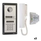 Videx 3 Way 4000 Series Flush Audio Kit with Codelock