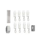 Bell 8 Way Vandal Resistant Audio Entry Kit with Flush Panel