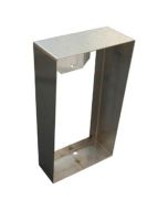 SRS Size A Surface Mounting Stainless Steel Rain Hood for VR Panels