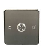 SRS Surface Mounted Stainless Steel Blank Exit Button