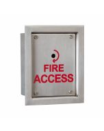 RGL stainless steel Firemans Switch in a flush housing