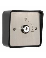 RGL On/Off Momentary Key Switch with Stainless Steel Plate