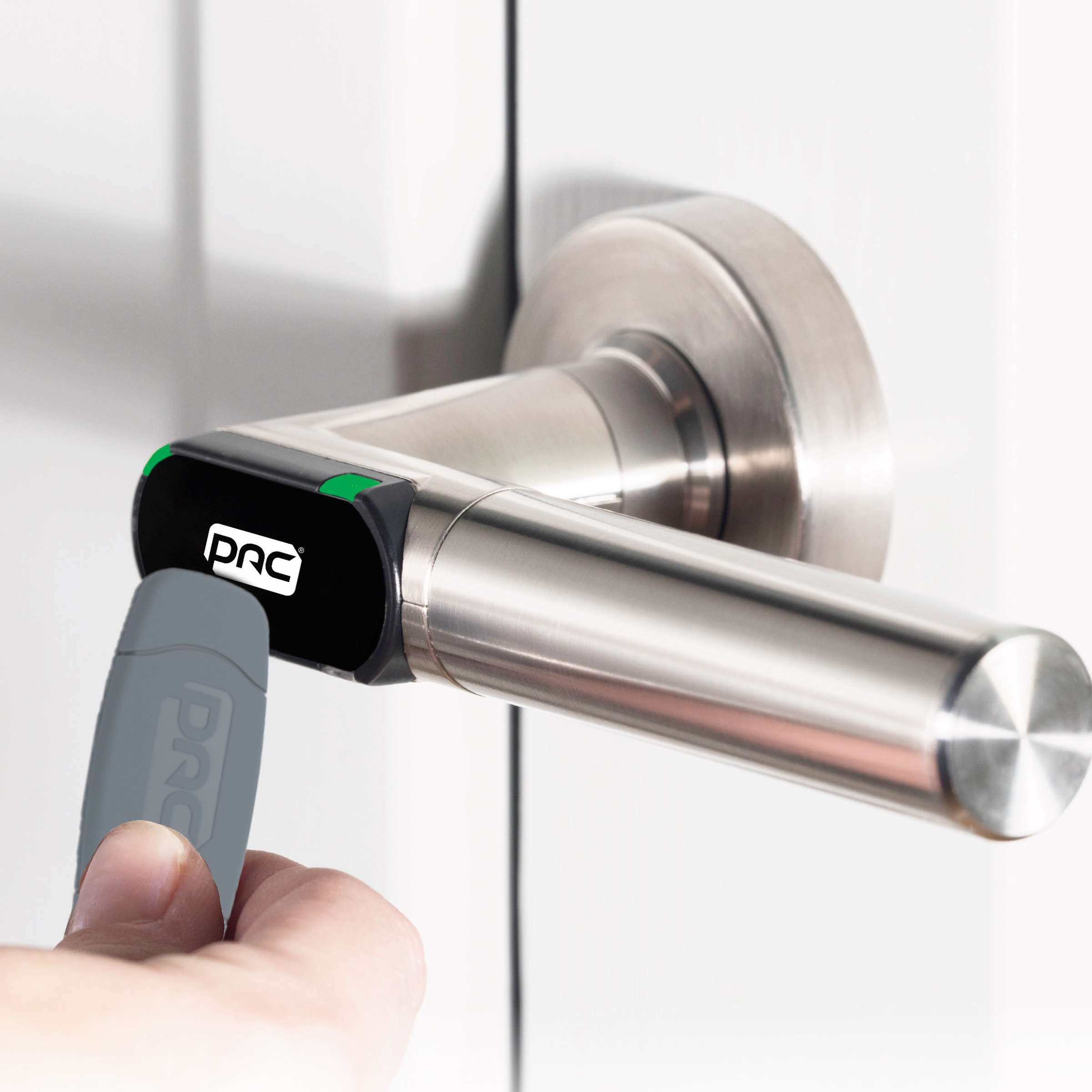 PAC Lock electronic door handle for offline access control integration with Access Central