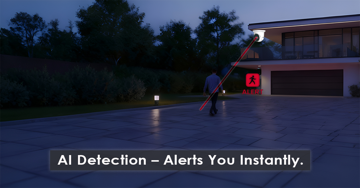 AI Detection CCTV IP Turret Camera with smart sensor and AI smart detection 