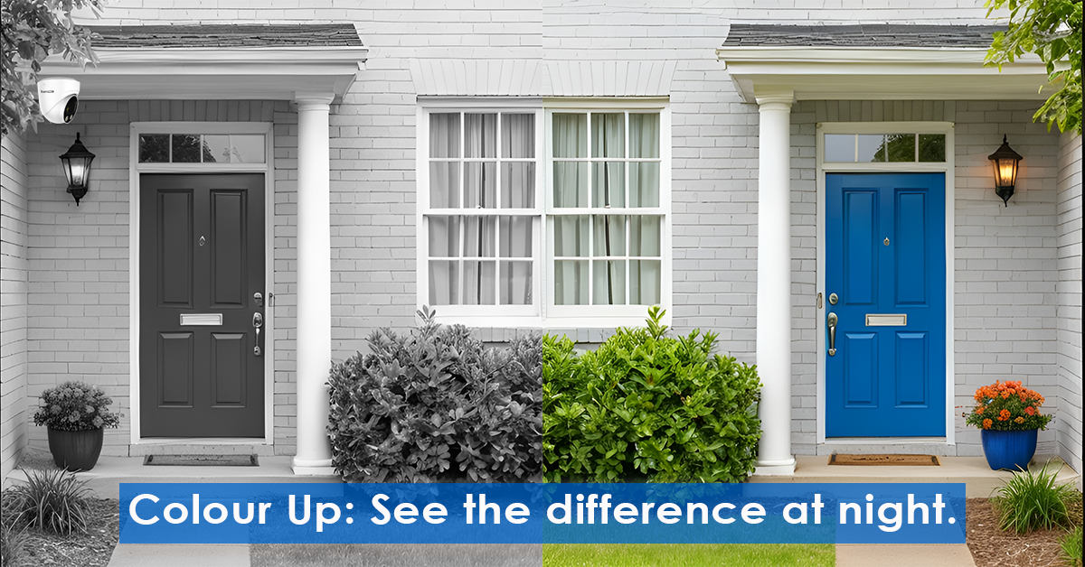 night vision security camera with clear visuals in low light conditions, CCTV