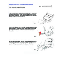 KAC Hinged Cover Seal Installation Instructions
